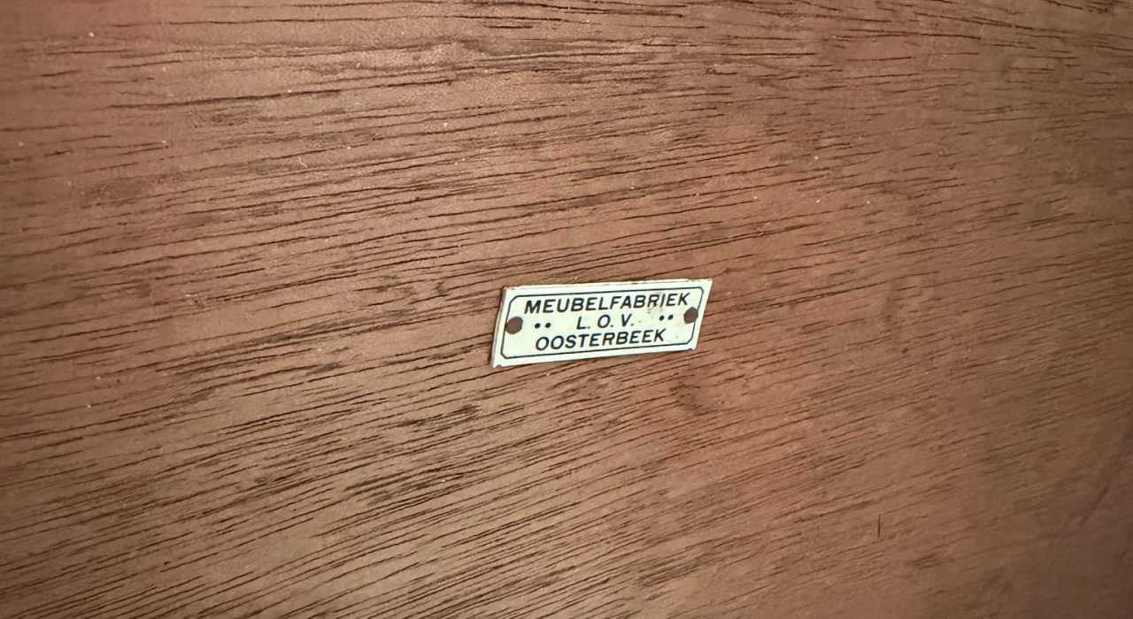 Art Deco Modernist Coffee Table by J.A. Muntendam for L.O.V. Oosterbeek, 1920s